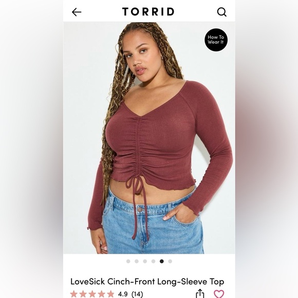 Torrid NWT love sick long sleeve shirt.  2X - Picture 9 of 9